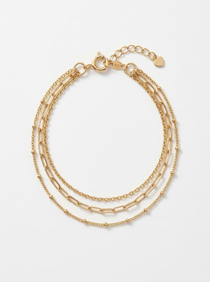 Minimalist Layered Gold Necklace